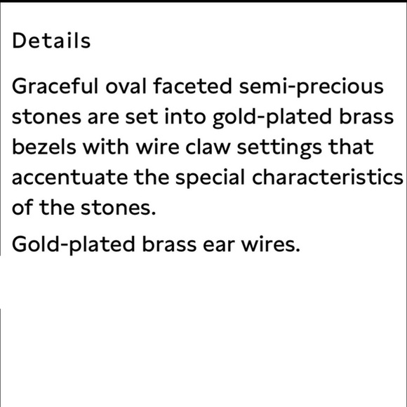 Moonstone Dangle Earrings Aureus + Argent | Ella - Picture 7 of 7